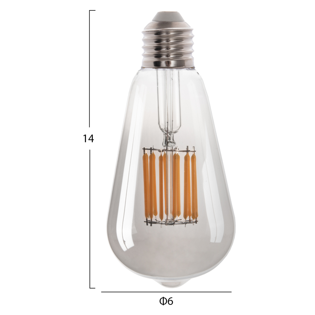 LIGHT BULB HM4189.03 LED FILAMENT 12W E27 2700K SMOKE [2]