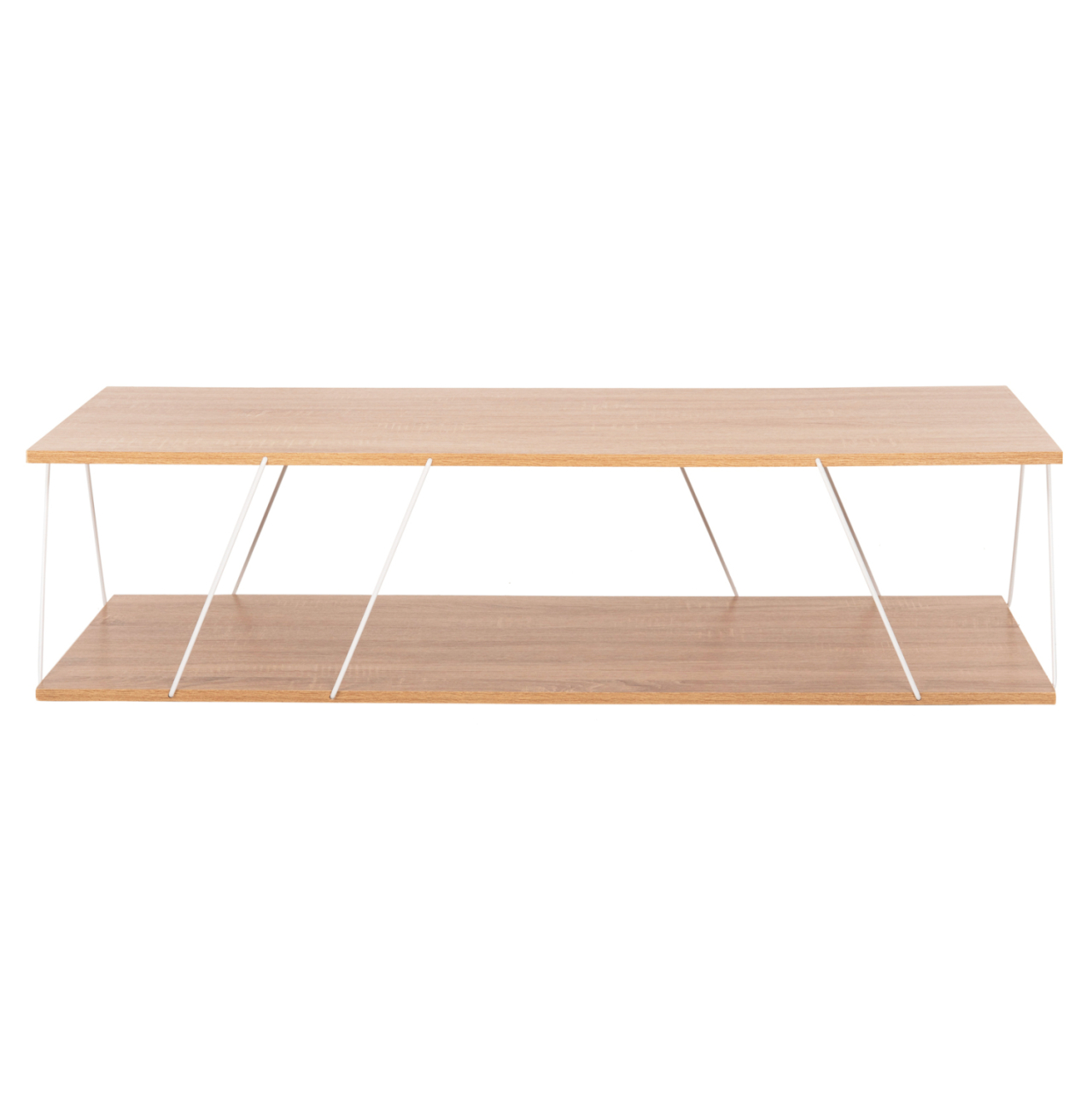 LIVING ROOM COMPOSITION 2PCS TARS HM11771.14 MELAMINE/METAL IN SONAMA-WHITE [5]