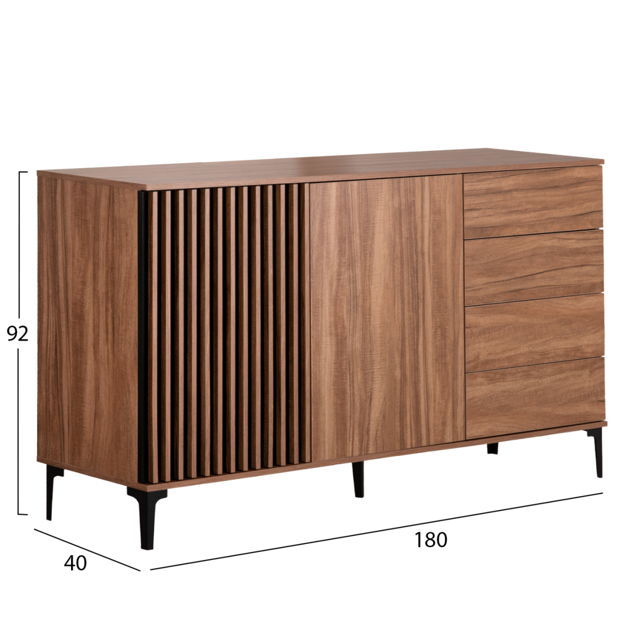 LIVING ROOM SET 4PCS HARRY HM21091 BUFFET-COFFEE TABLE-TV STAND-DISPLAY CABINET [3]