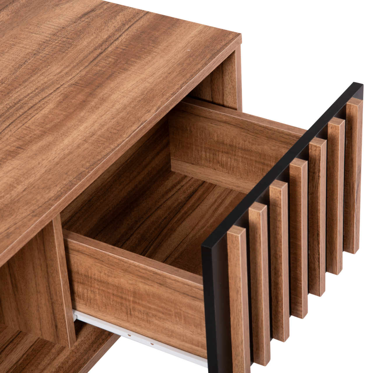 LIVING ROOM SET 4PCS HARRY HM21091 BUFFET-COFFEE TABLE-TV STAND-DISPLAY CABINET [7]