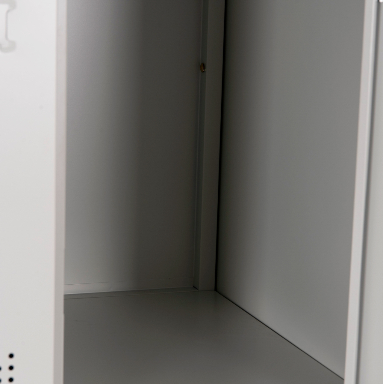 LOCKER METALLIC WITH 12 CABINETS WITH KEY LOCKS BEXLEY HM5637.11 LIGHT GREY 90x45x185Hcm. [8]