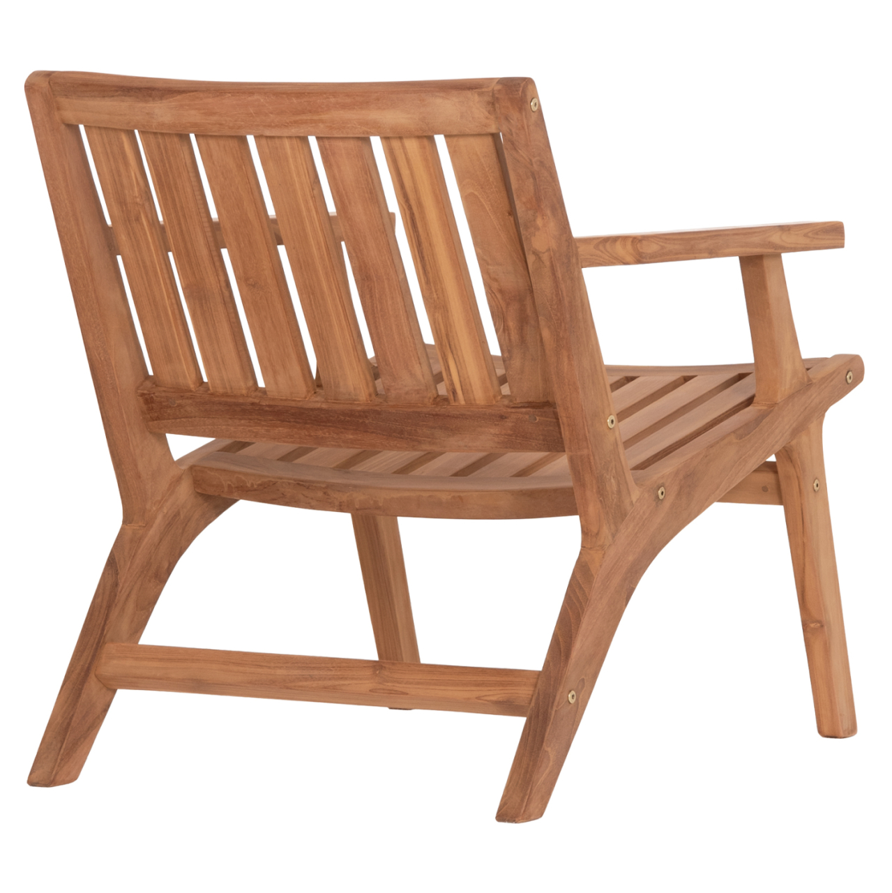 LOUNGE ARMCHAIR ARANIA HM6617 TEAK WOOD IN NATURAL 59x65x69Hcm. [5]