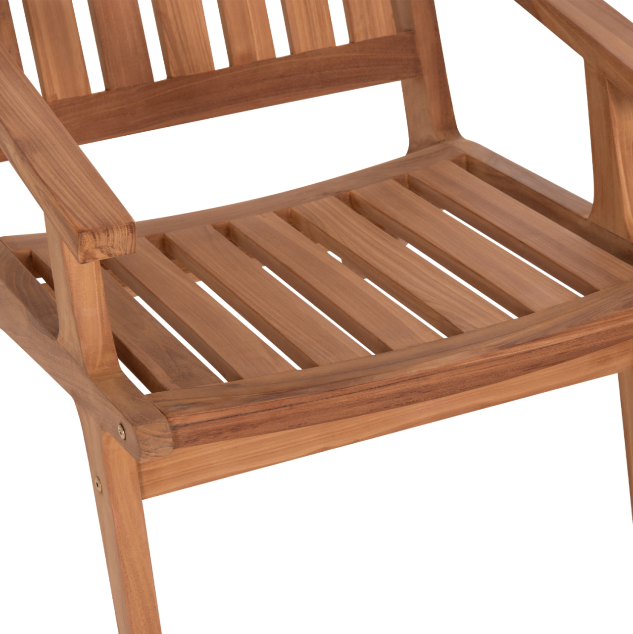 LOUNGE ARMCHAIR ARANIA HM6617 TEAK WOOD IN NATURAL 59x65x69Hcm. [8]