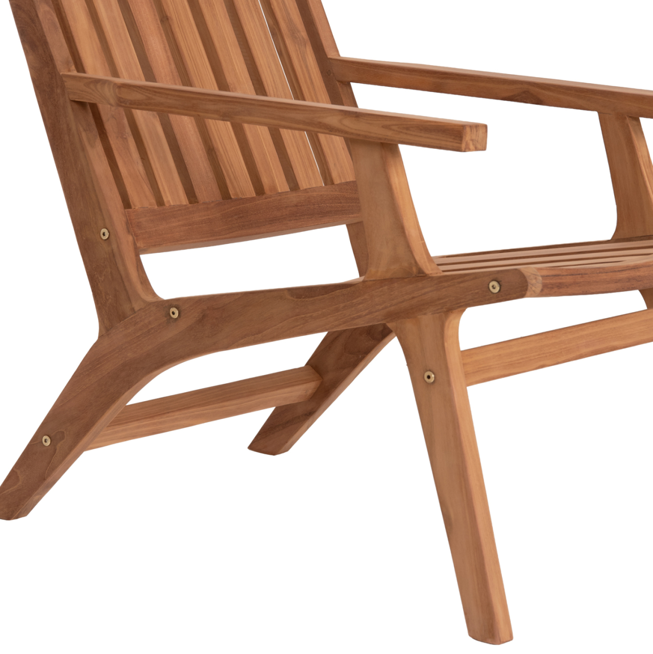 LOUNGE ARMCHAIR ARANIA HM6617 TEAK WOOD IN NATURAL 59x65x69Hcm. [10]