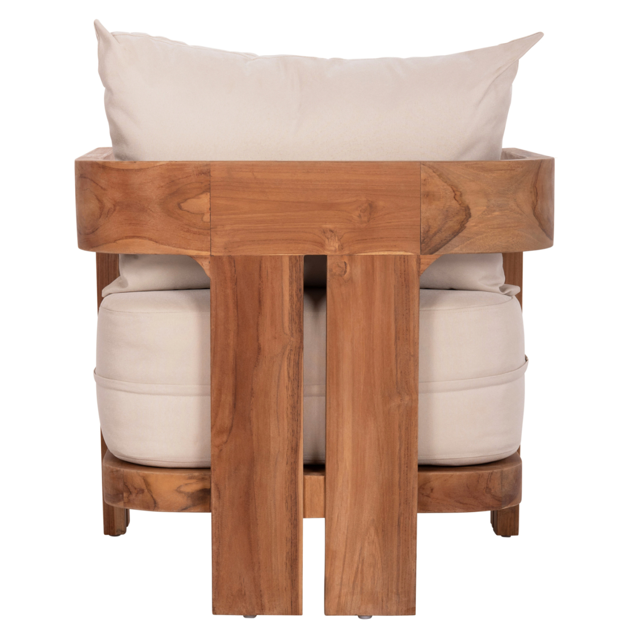 LOUNGE ARMCHAIR SERIES KIOTO HM6380 TEAK WOOD IN NATURAL COLOR 70x74x72Hcm. [6]