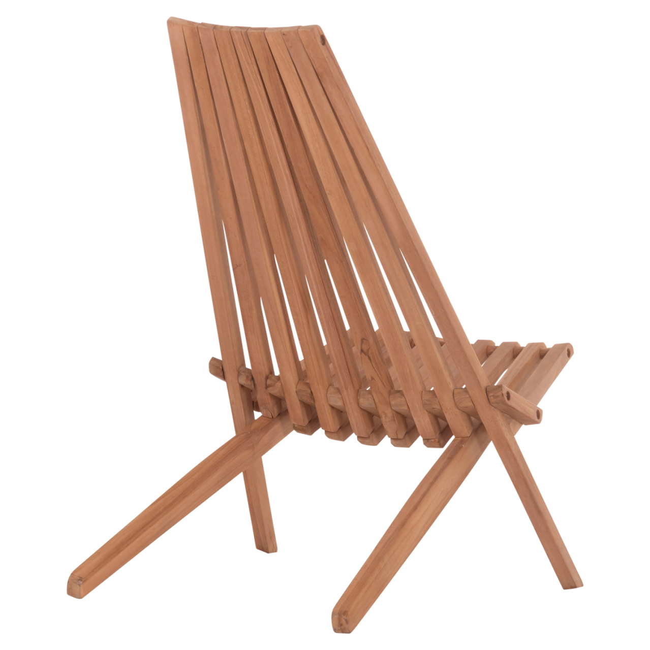 LOUNGE CHAIR FOLDABLE SHIGAO HM18112 TEAK WOOD--NATURAL COLOR 61x88.5x89Hcm. [5]