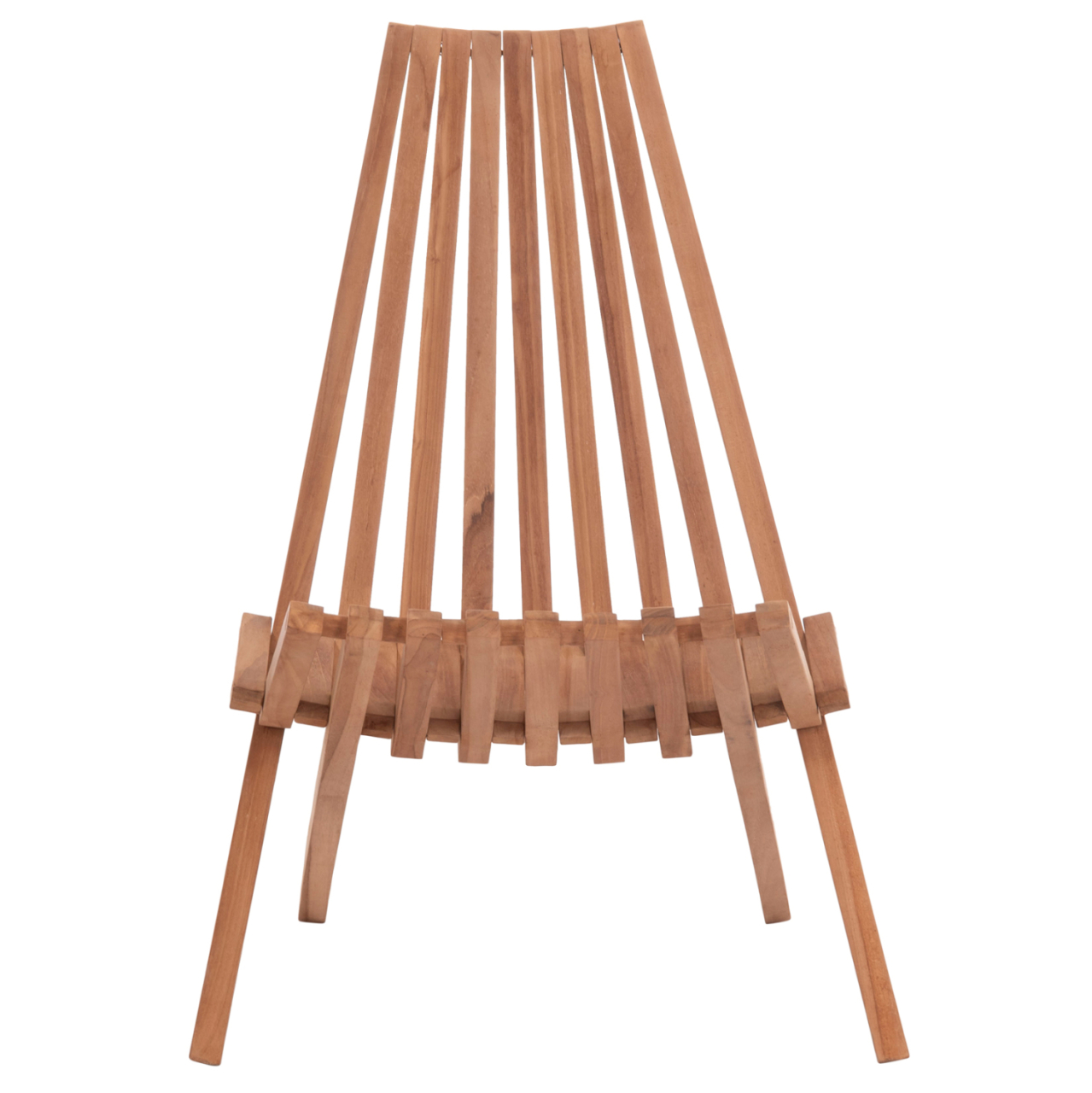 LOUNGE CHAIR FOLDABLE SHIGAO HM18112 TEAK WOOD--NATURAL COLOR 61x88.5x89Hcm. [3]