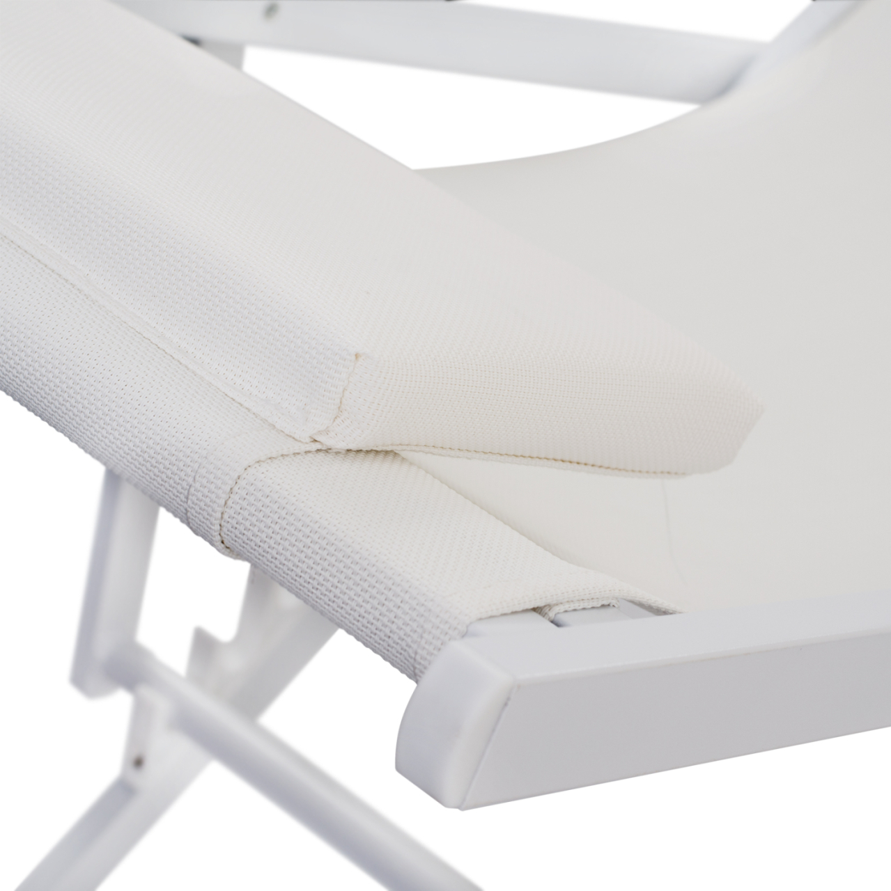 LOUNGE CHAIR PROFESSIONAL KEA HM5076.04 ALUMINUM and TEXTILENE IN WHITE COLOR 59,5x102,5x94Hcm. [8]