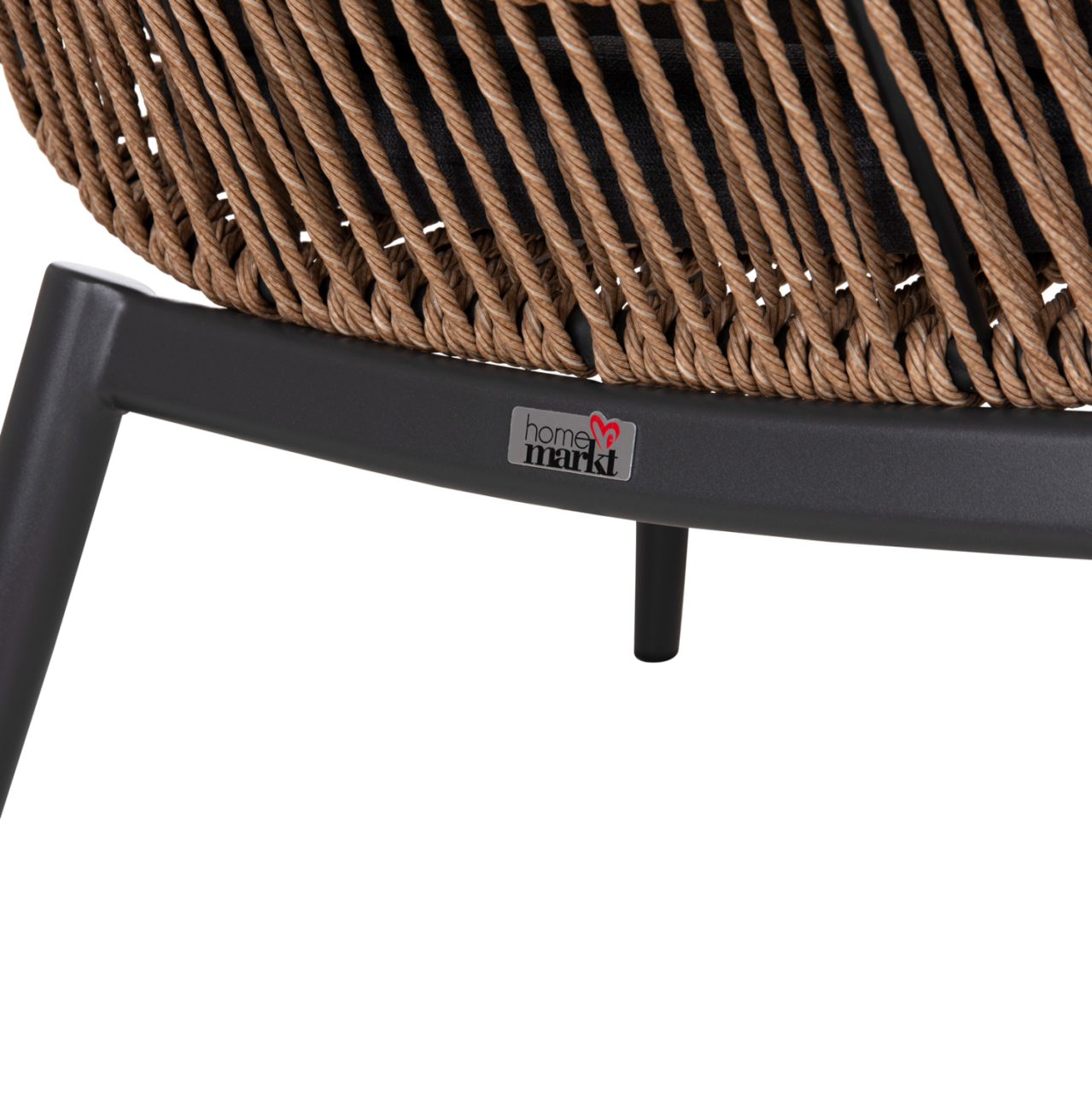 LOUNGE CHAIR WITH FOOTREST REMVAZZO HM6561.01 ALUMINUM IN GREY--WICKER 90x85x96Hcm. [10]