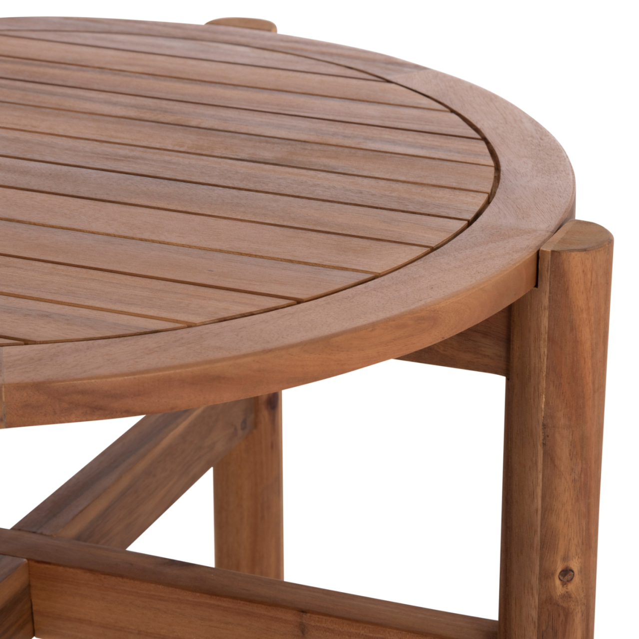 LOUNGE SET SANJI HM21214 COFFEE TABLE and 2 LOUNGE ARMCHAIRS--ACACIA WOOD-ALUMINUM FRAME-ROPE [9]