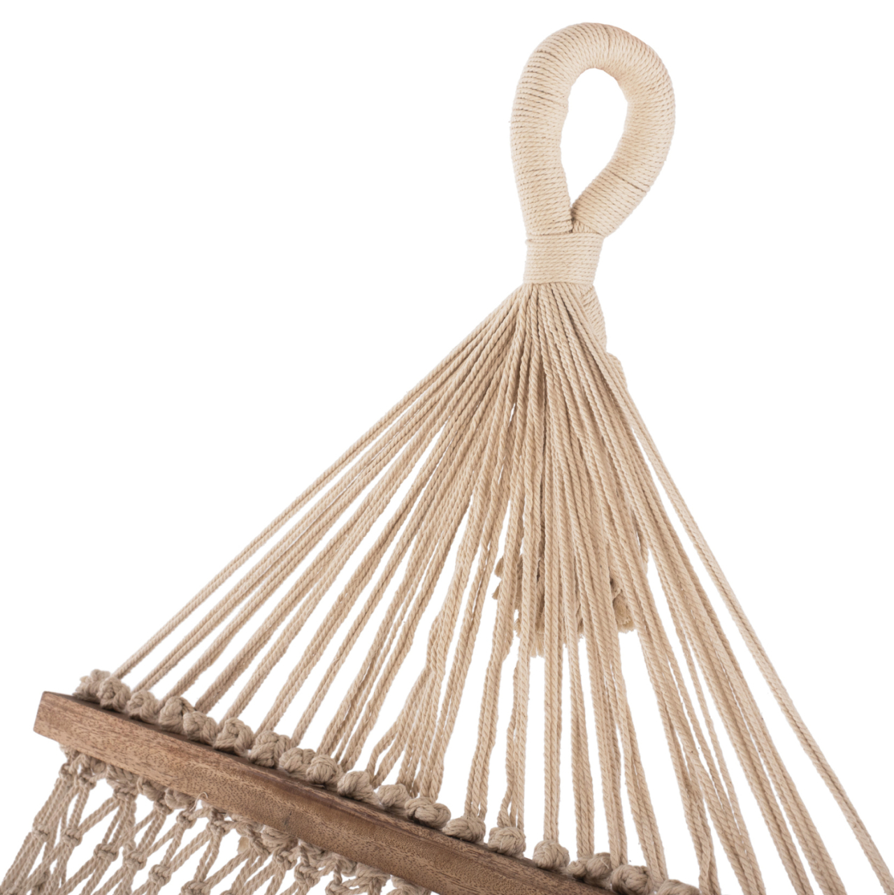 MACRAME HAMMOCK HM9346 BEIGE 200Χ100 cm [4]
