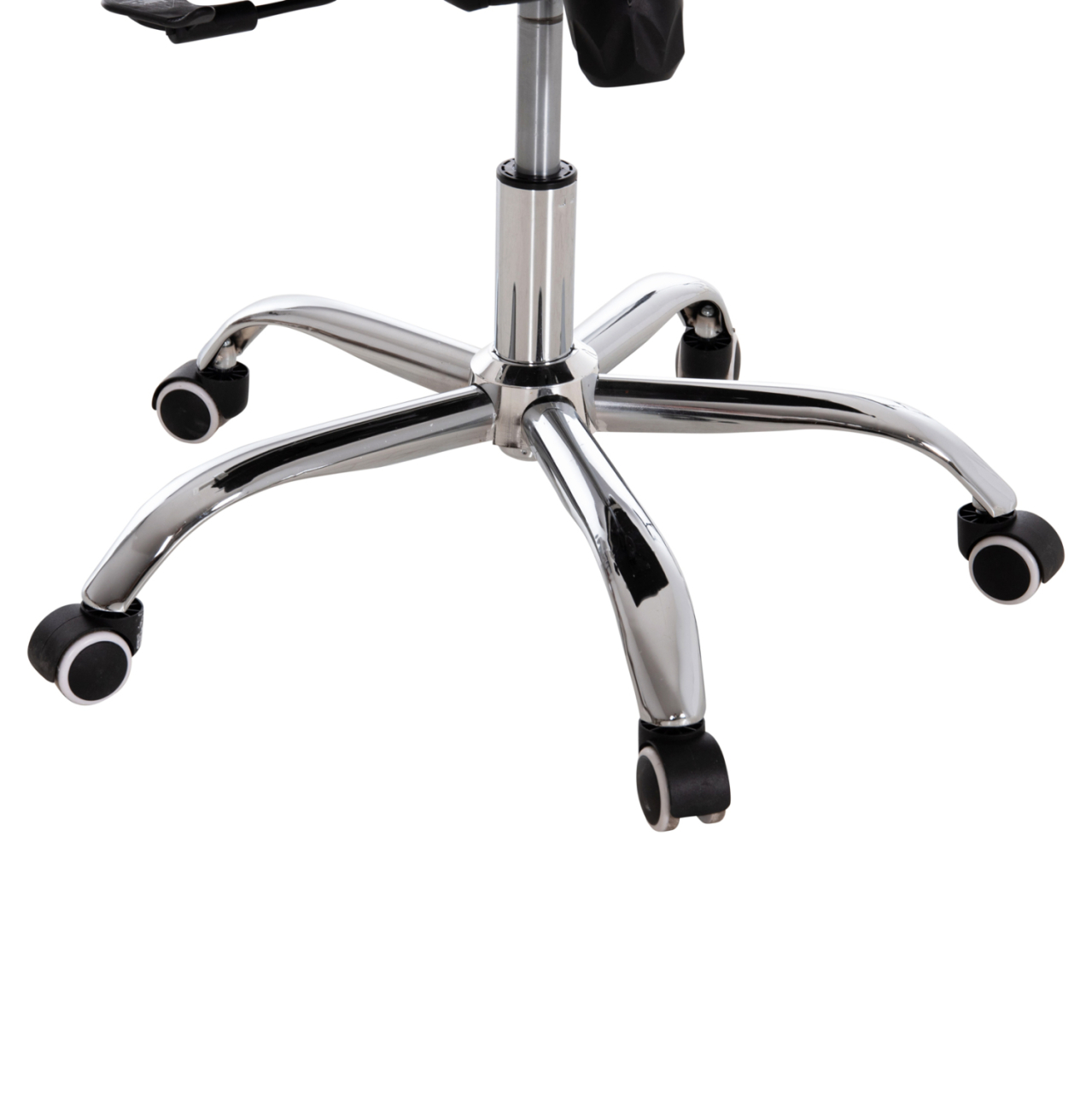 MANAGER'S OFFICE CHAIR BOSS HM1059.31 BLACK PU-CHROMED METAL FRAME AND BASE 53x57x109Hcm. [10]