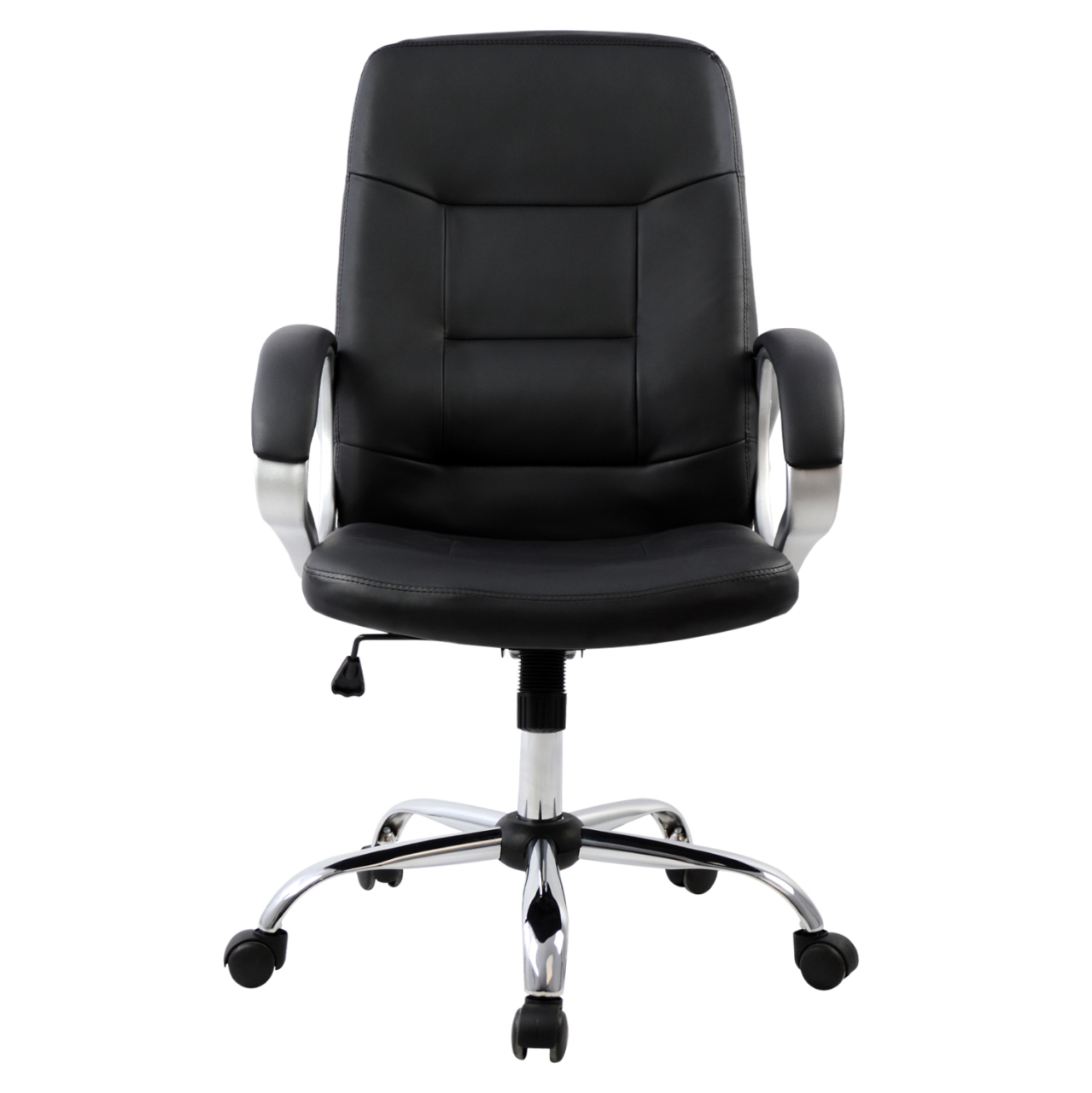 Manager's office chair HM1024.01 with chromed base 64x55x120 cm. [2]