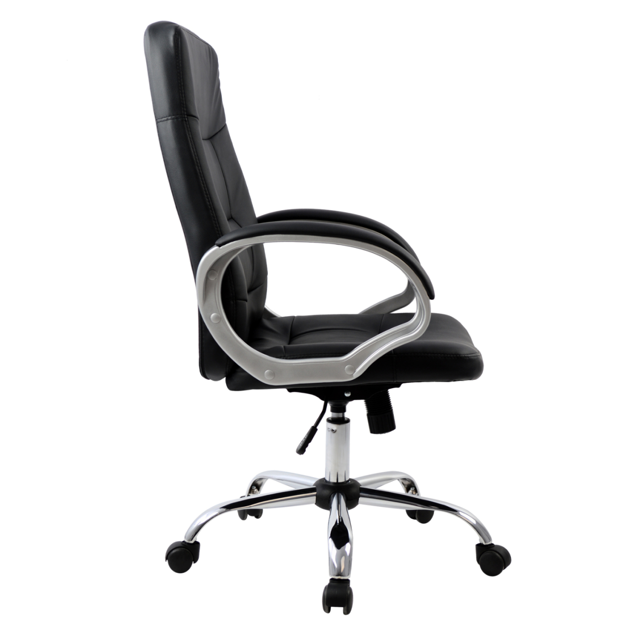 Manager's office chair HM1024.01 with chromed base 64x55x120 cm. [3]
