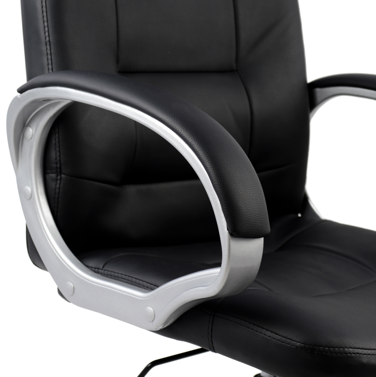 Manager's office chair HM1024.01 with chromed base 64x55x120 cm. [6]