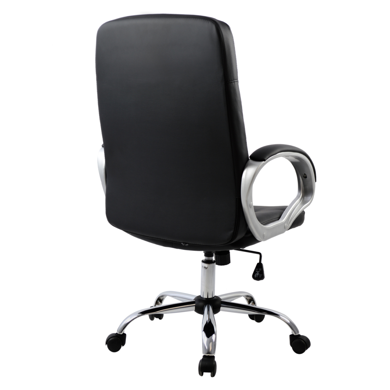 Manager's office chair HM1024.01 with chromed base 64x55x120 cm. [4]