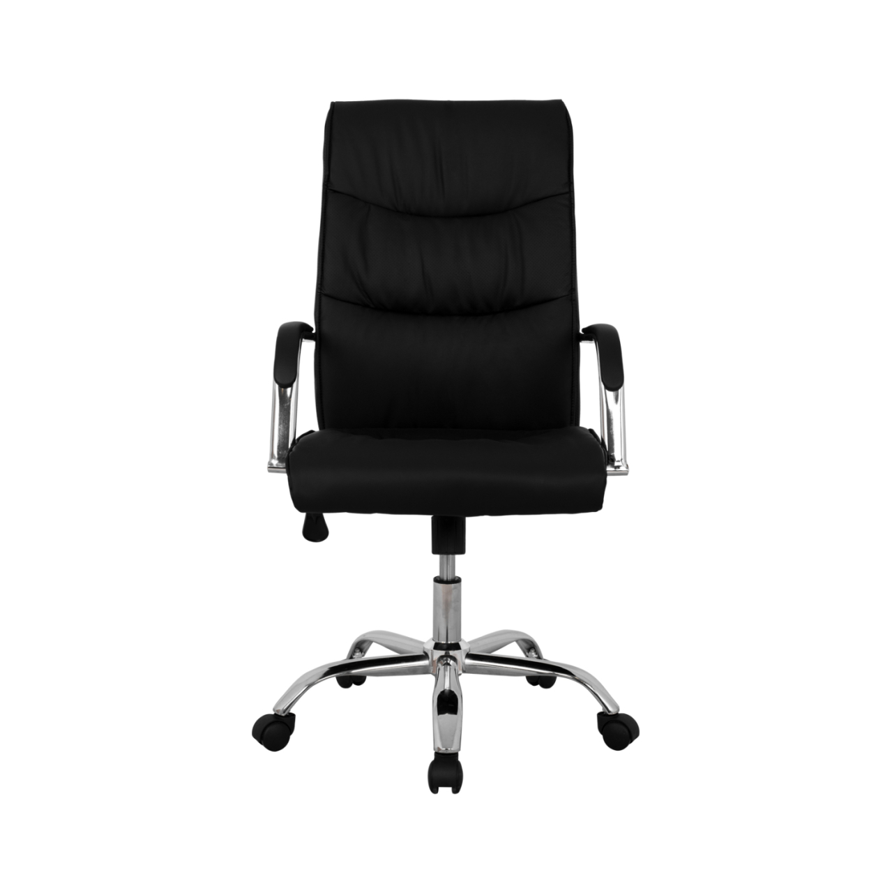 Manager's office chair HM1044.11 black with chromed base 55,5x65x111 cm. [3]