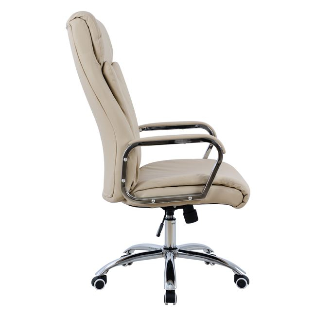 MANAGER'S OFFICE CHAIR SHASHI HM1093.07 PU IN CREAM COLOR 63x80x118-126Hcm [4]