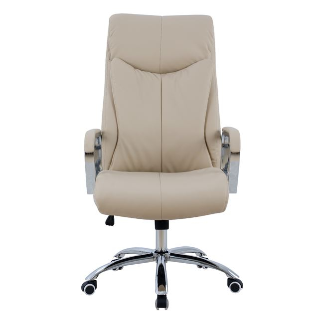 MANAGER'S OFFICE CHAIR SHASHI HM1093.07 PU IN CREAM COLOR 63x80x118-126Hcm [3]