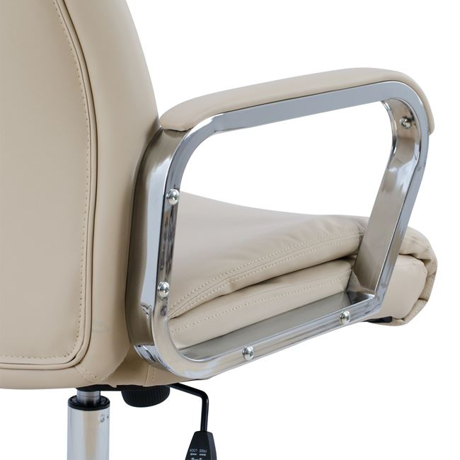 MANAGER'S OFFICE CHAIR SHASHI HM1093.07 PU IN CREAM COLOR 63x80x118-126Hcm [8]