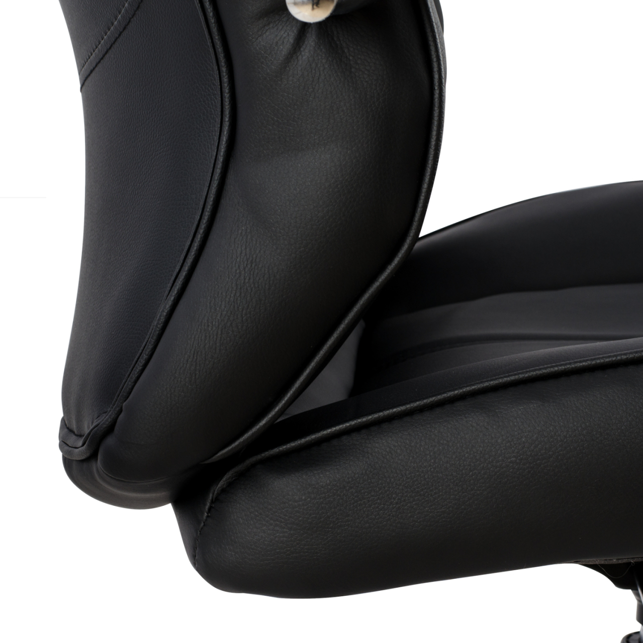 MANAGER'S OFFICE CHAIR XAVIERE HM1096.01 PU IN BLACK 64x83x126Hcm [8]