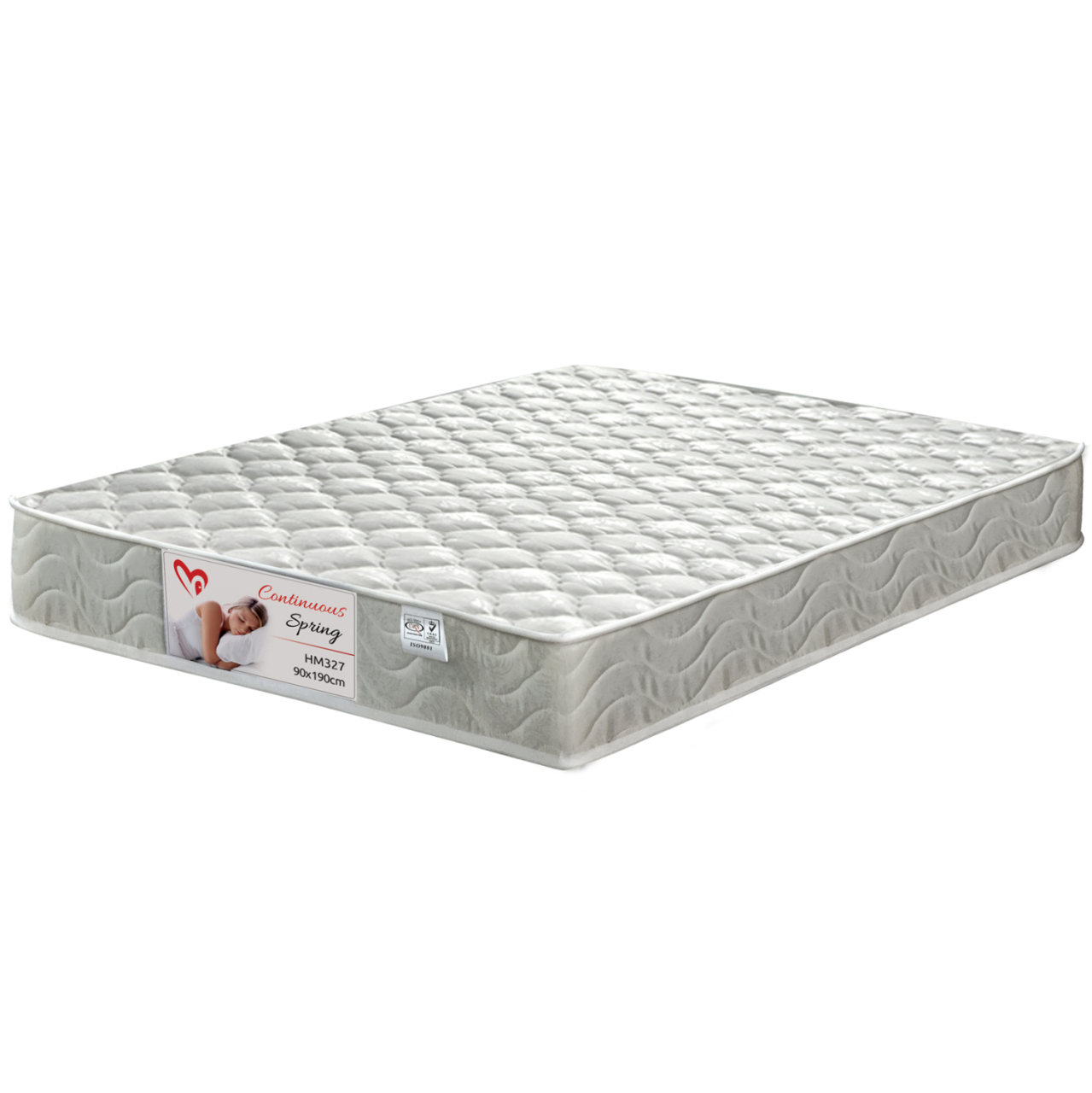 Mattress Continuous Spring HM327 90x190 single look [2]