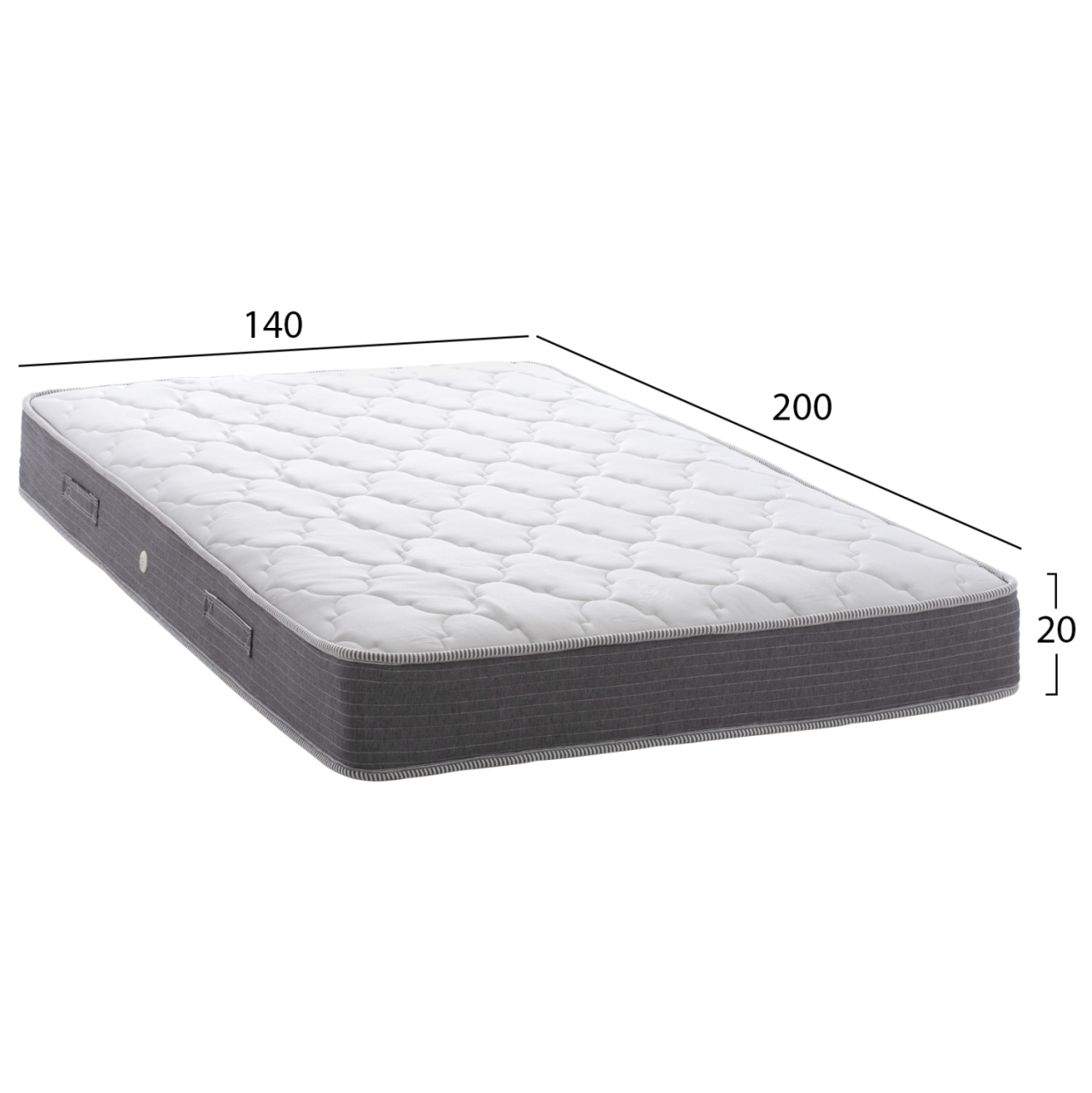 MATTRESS DREAMTOPIA, series LULLABY ALOE VERA, FB9655.140-200, BONNELL, 140X200x20Ox20H [2]