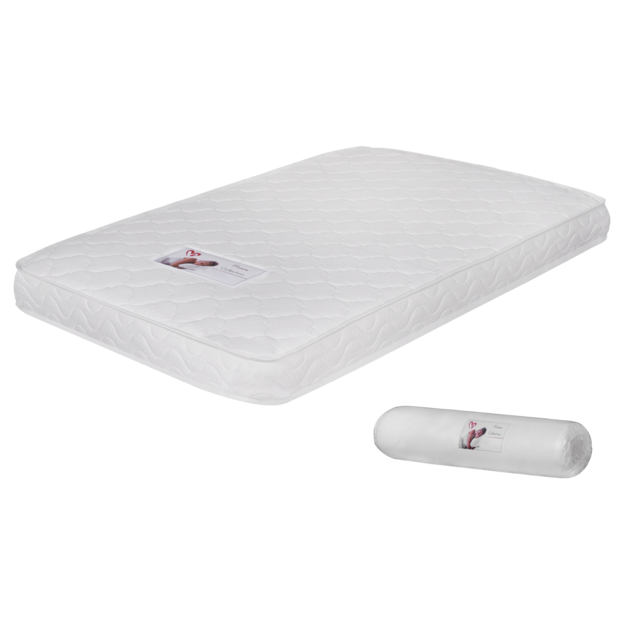 Mattress with Foam 120x200x15H-- HM374.08 (Roll Packing) [3]
