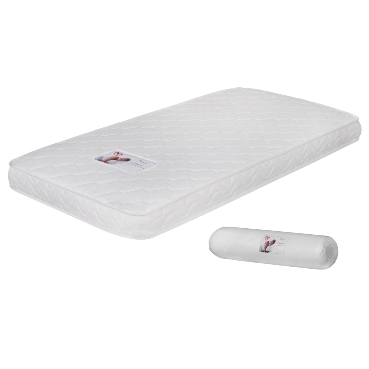 Mattress with Foam 90x190x15H-- HM374.01 (Roll Packing) [2]