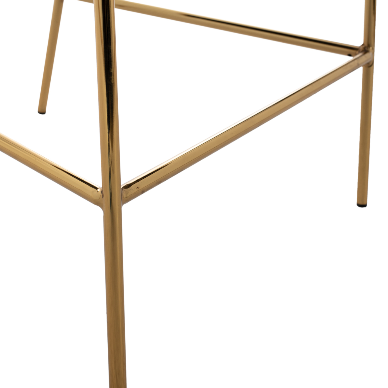 MEDIUM HEIGHT STOOL HM8735.04 VELVET BLACK GOLD PLATED FRAME 54x58x95Y cm. [10]