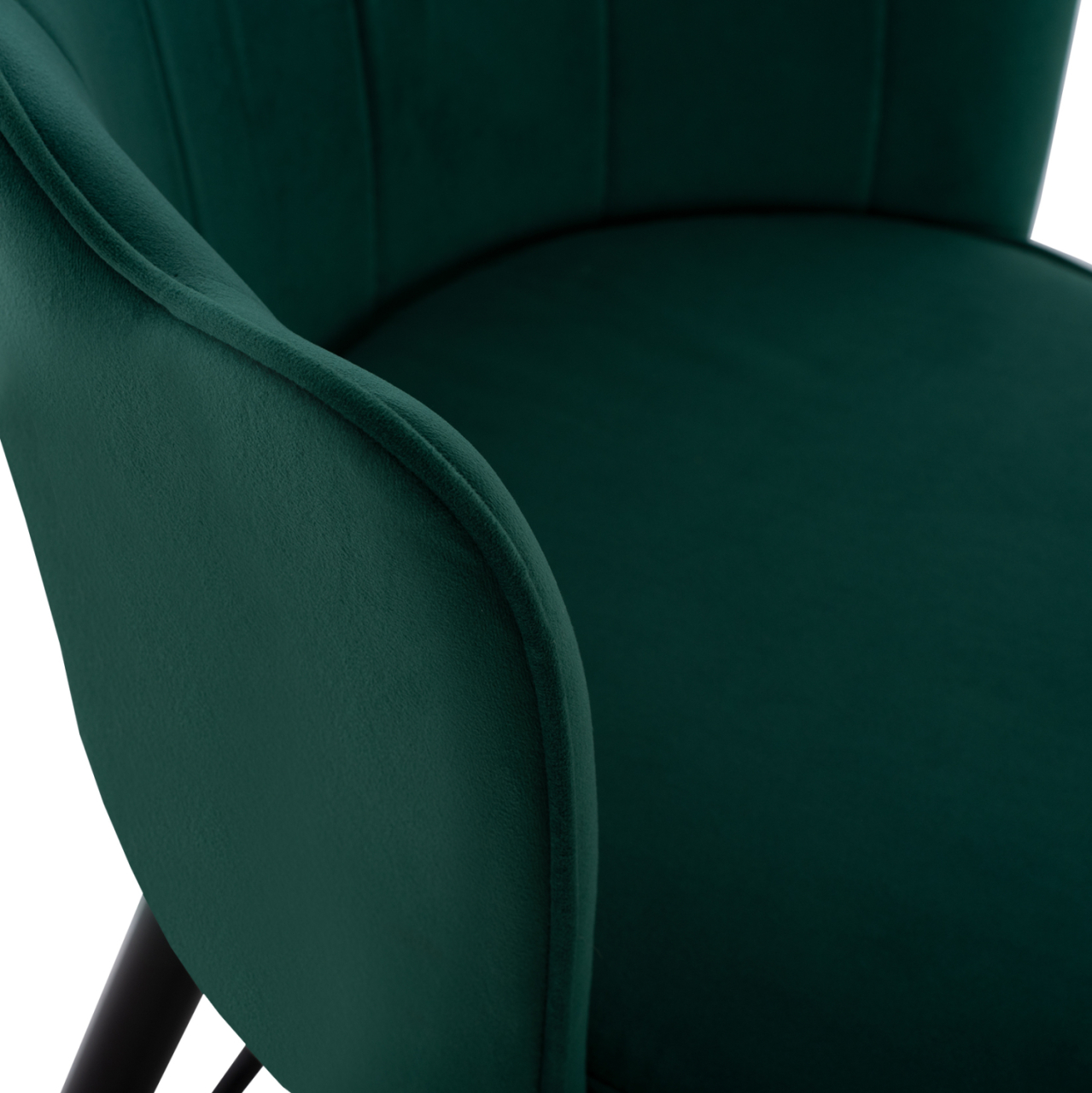 MEDIUM HEIGHT STOOL HM8736.03 VELVET GREEN METAL FRAME 50x50x90 cm. [10]