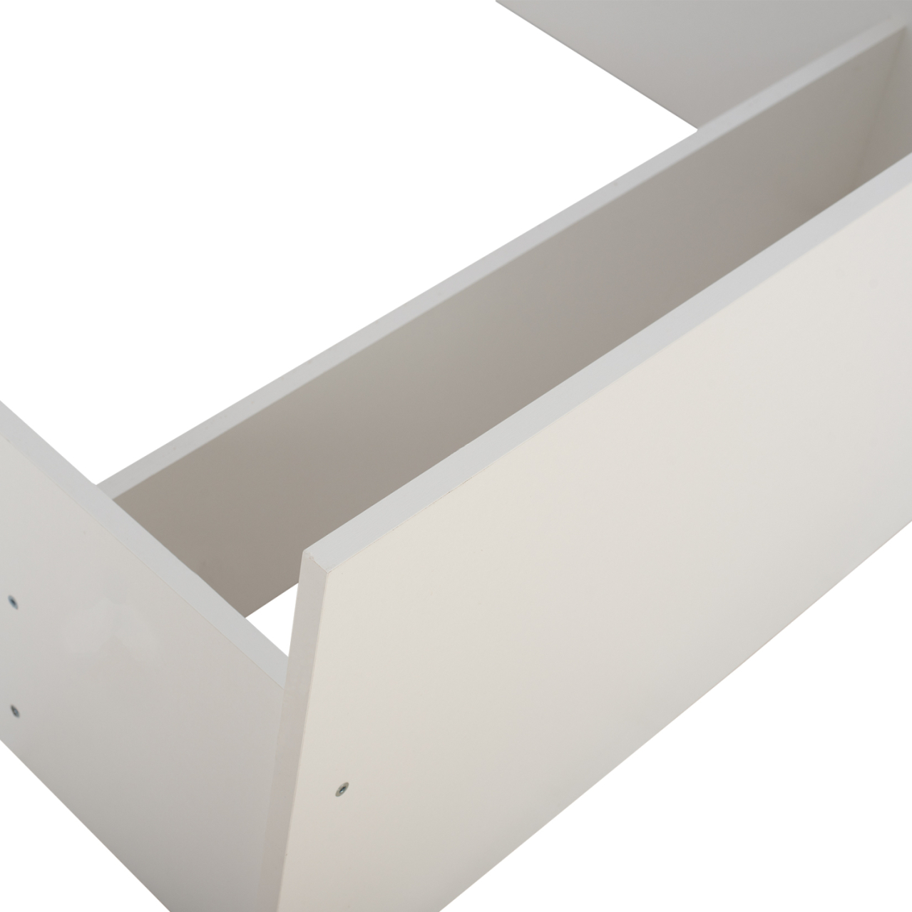 MELAMINE BED FOR MATTRESS 90X200cm. WHITE HM2433.03 [9]