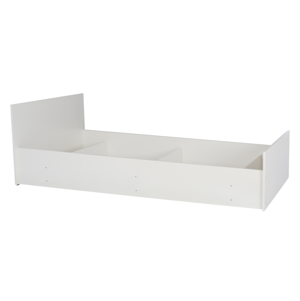 MELAMINE BED FOR MATTRESS 90X200cm. WHITE HM2433.03 [4]