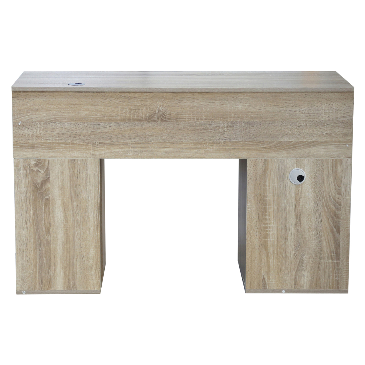 MELAMINE DESK STATUS HM2026.02 SONOMA-WHITE 120Χ55Χ76 cm. [4]