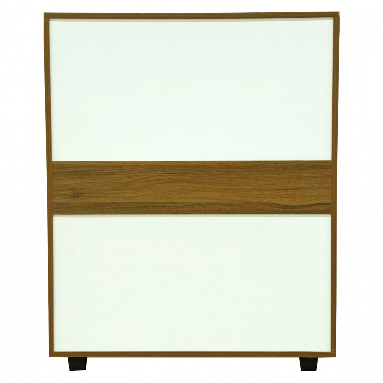 MELAMINE DRESSER THORG HM8995.02 WITH 5 WALNUT-COLORED DRAWERS 80Χ40Χ100H cm. [5]