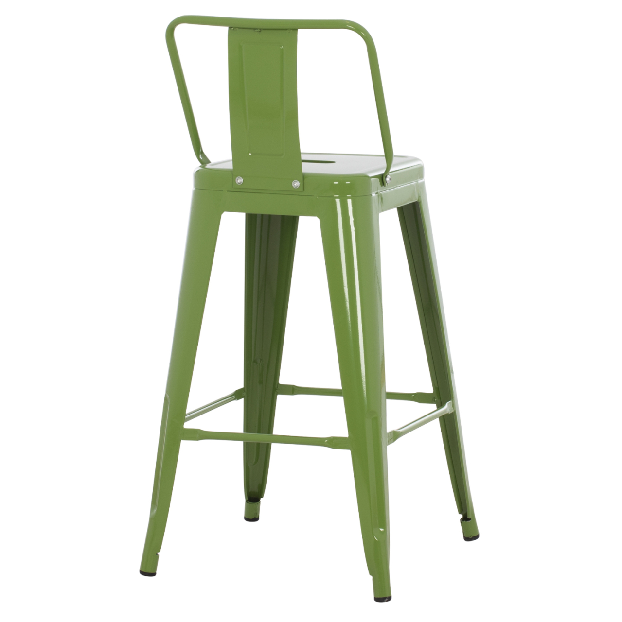 ΣΚΑΜΠΟ ΜΕΣΑΙΟΥ ΥΨΟΥΣ ΜΕΤΑΛΛΙΚΟ MELITA ΣΕ LIGHT OLIVE GREEN HM8574.13 42x42x98 εκ. [5]