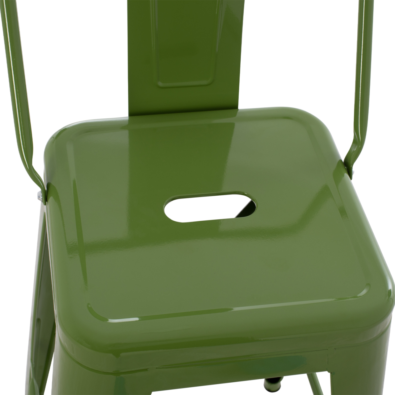 ΣΚΑΜΠΟ ΜΕΣΑΙΟΥ ΥΨΟΥΣ ΜΕΤΑΛΛΙΚΟ MELITA ΣΕ LIGHT OLIVE GREEN HM8574.13 42x42x98 εκ. [8]