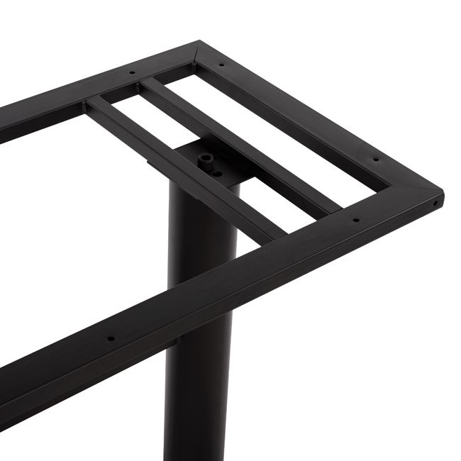 Metal base black matte 57x54x72.5 with desktop support HM458 [4]