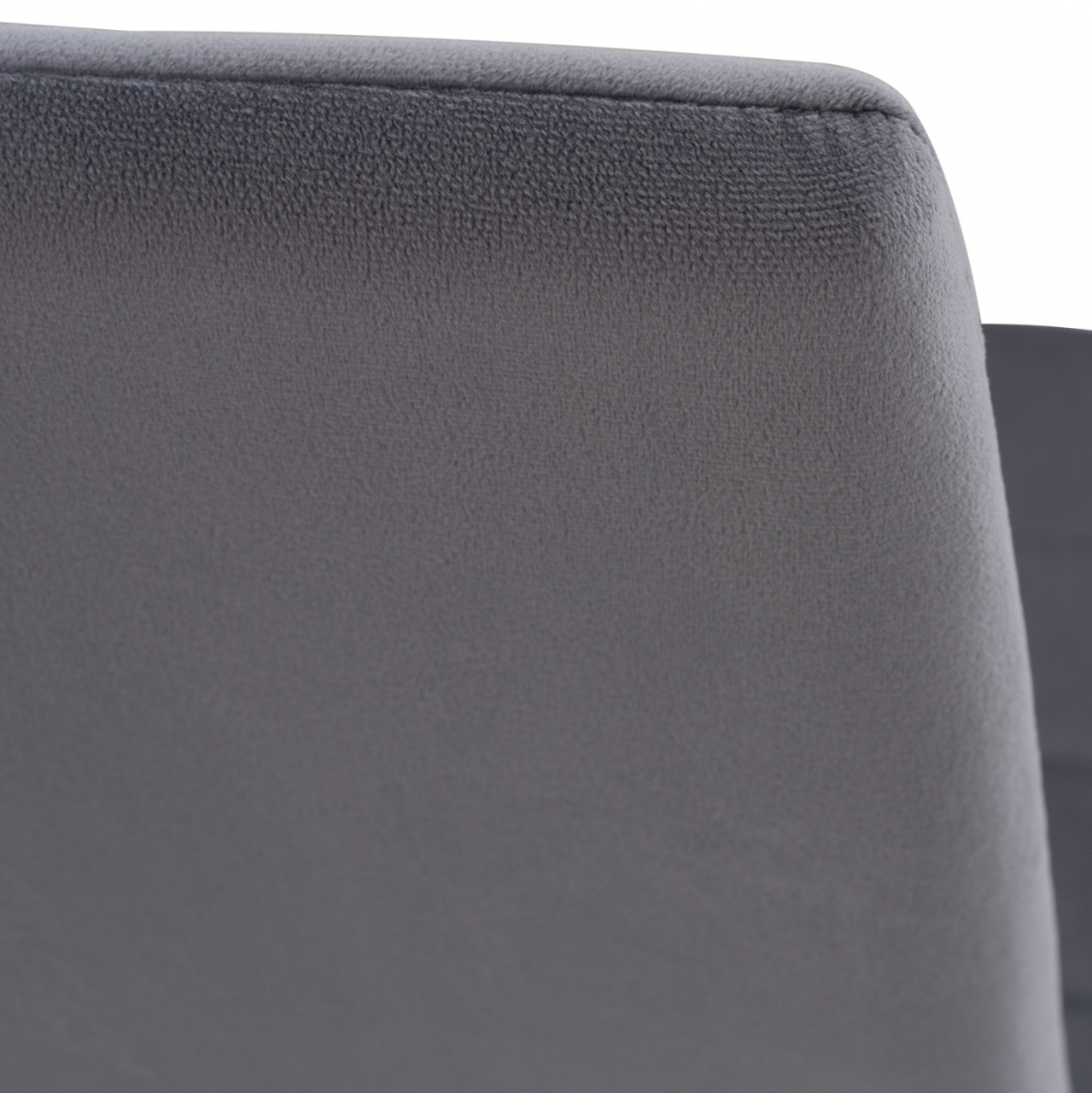METAL CHAIR HM0037.31 GRAY VELVET WITH METAL FRAME K/D [10]