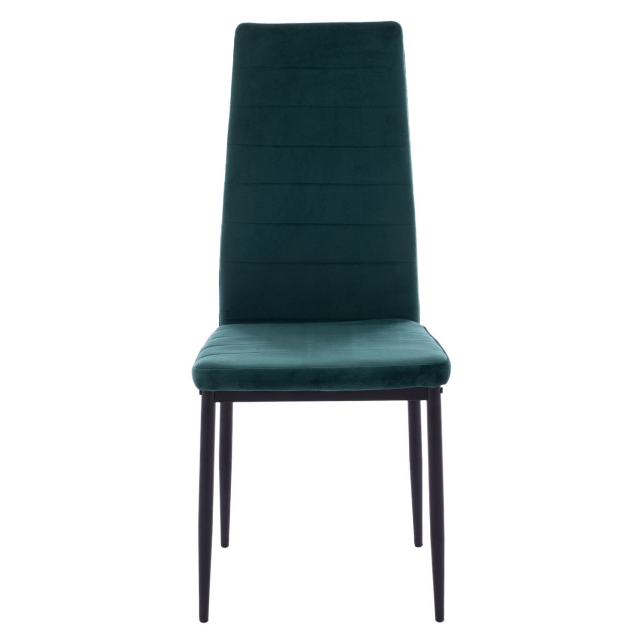 METAL CHAIR HM0037.33 GREEN VELVET WITH METAL FRAME K/D [3]