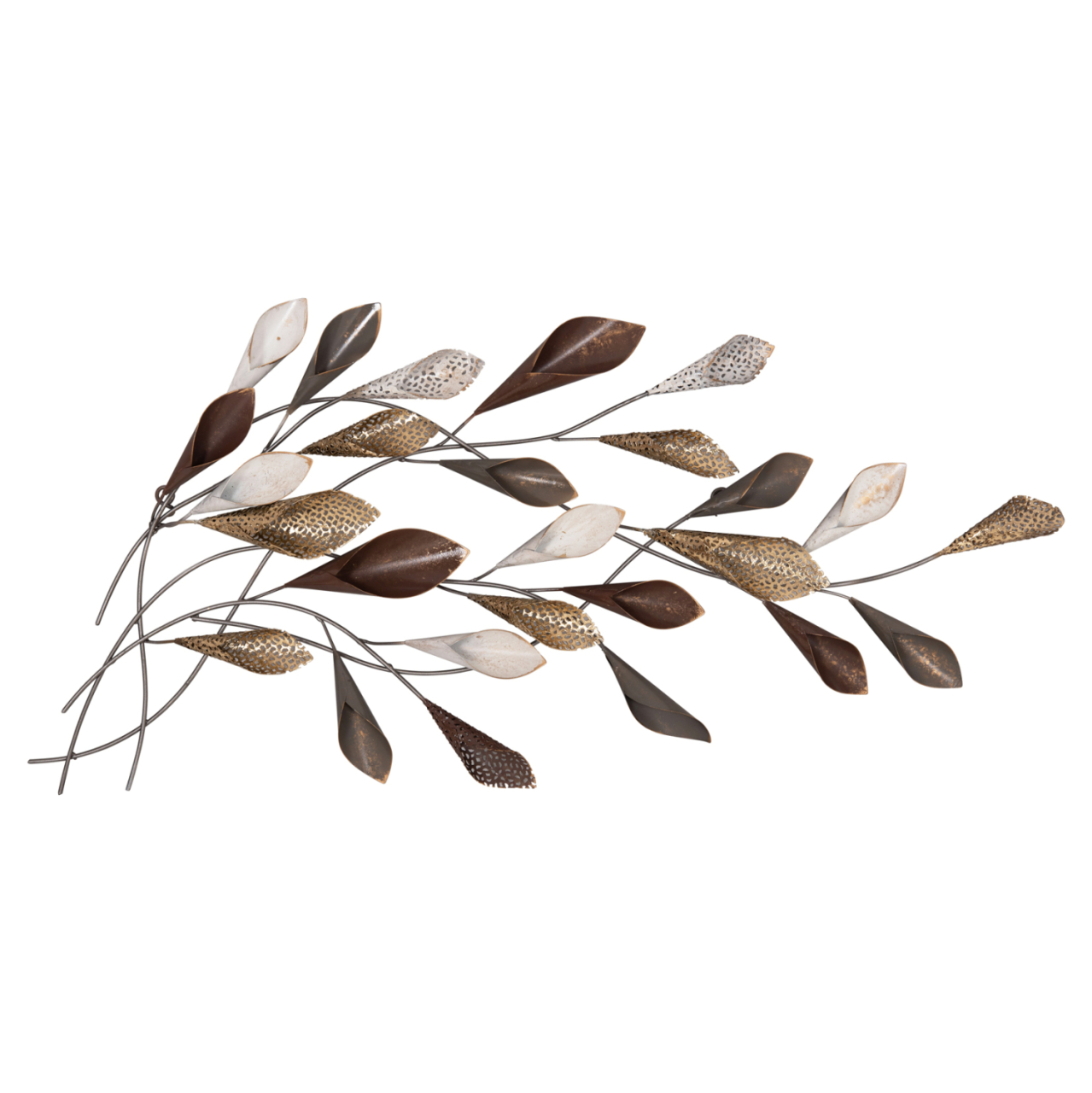 METAL WALL DECORATION HM7159 CHARCOAL GREY-GOLD 44x5x87cm [3]