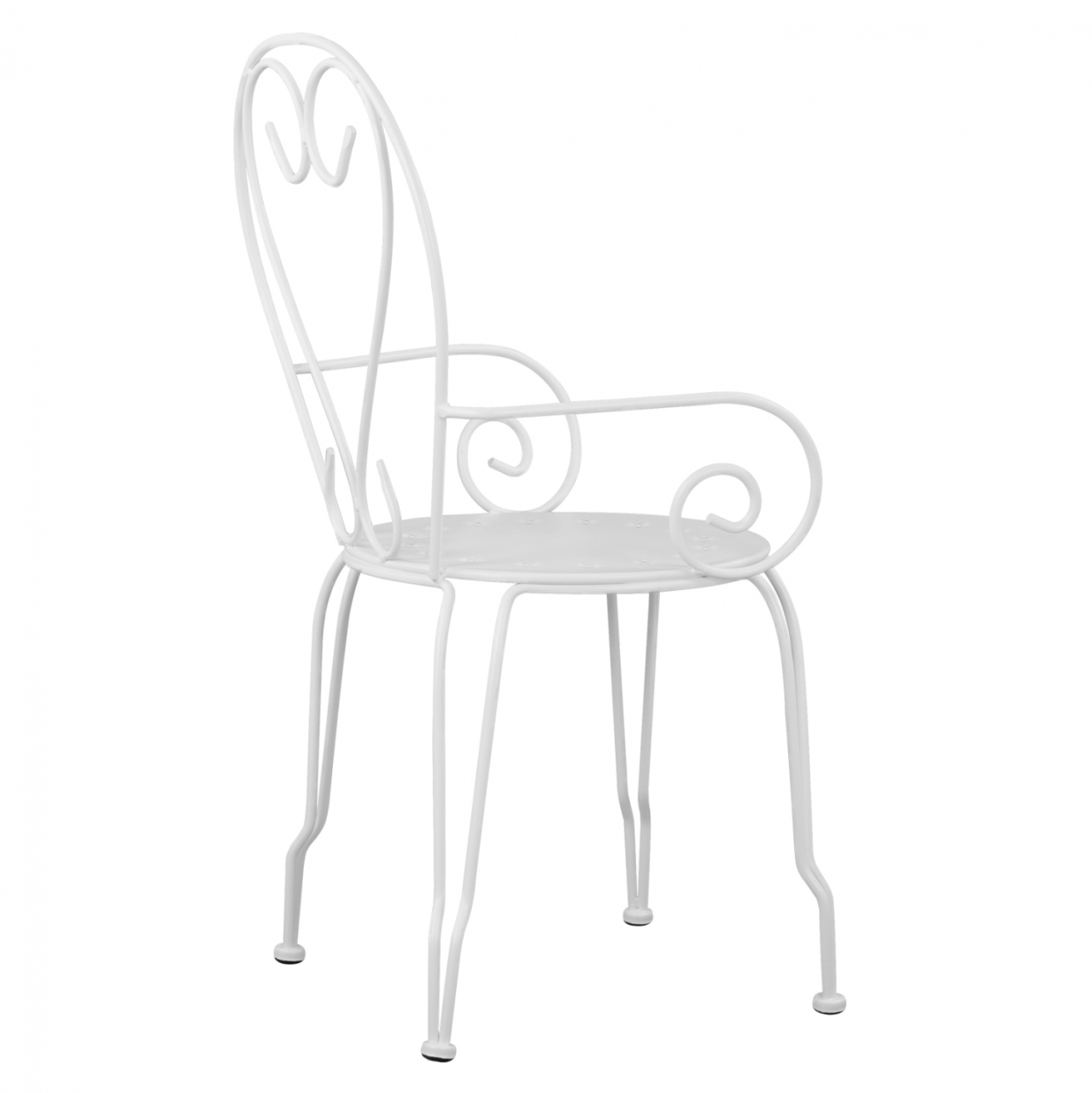 Metallic armchair Amore White HM5008.12 49x48x90 cm [5]