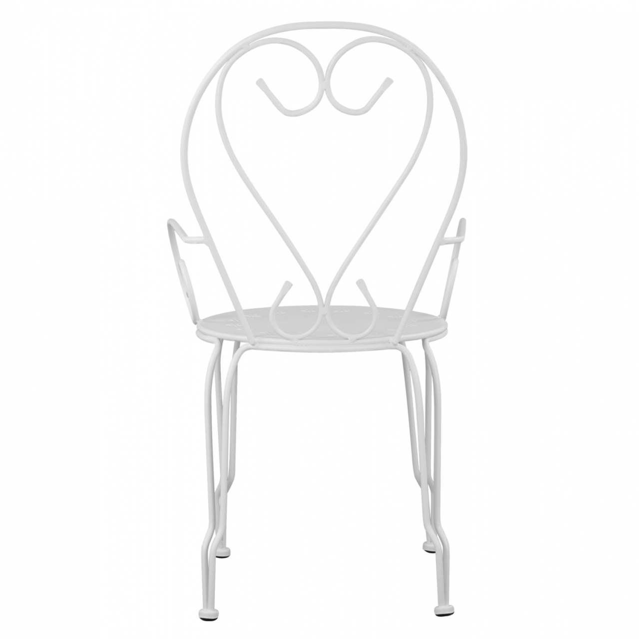 Metallic armchair Amore White HM5008.12 49x48x90 cm [6]