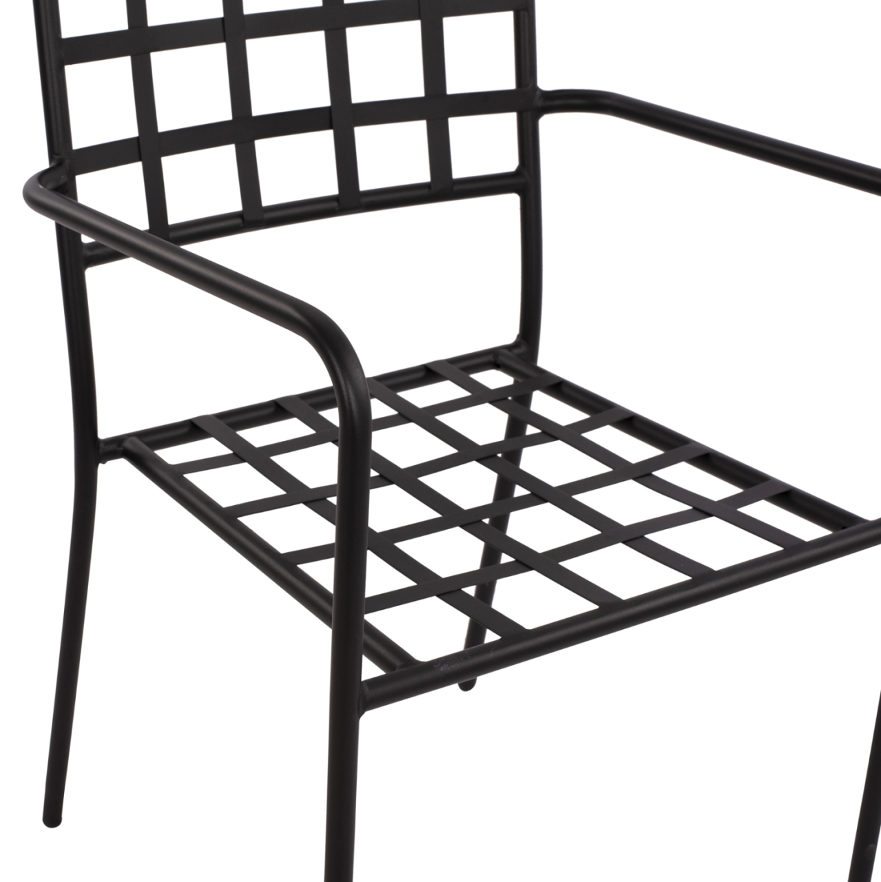 Metallic Armchair HM5508 Black color 46x58x88 cm [8]