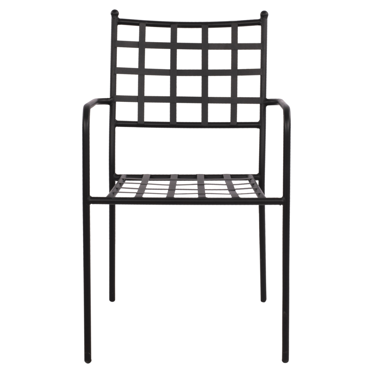 Metallic Armchair HM5508 Black color 46x58x88 cm [3]
