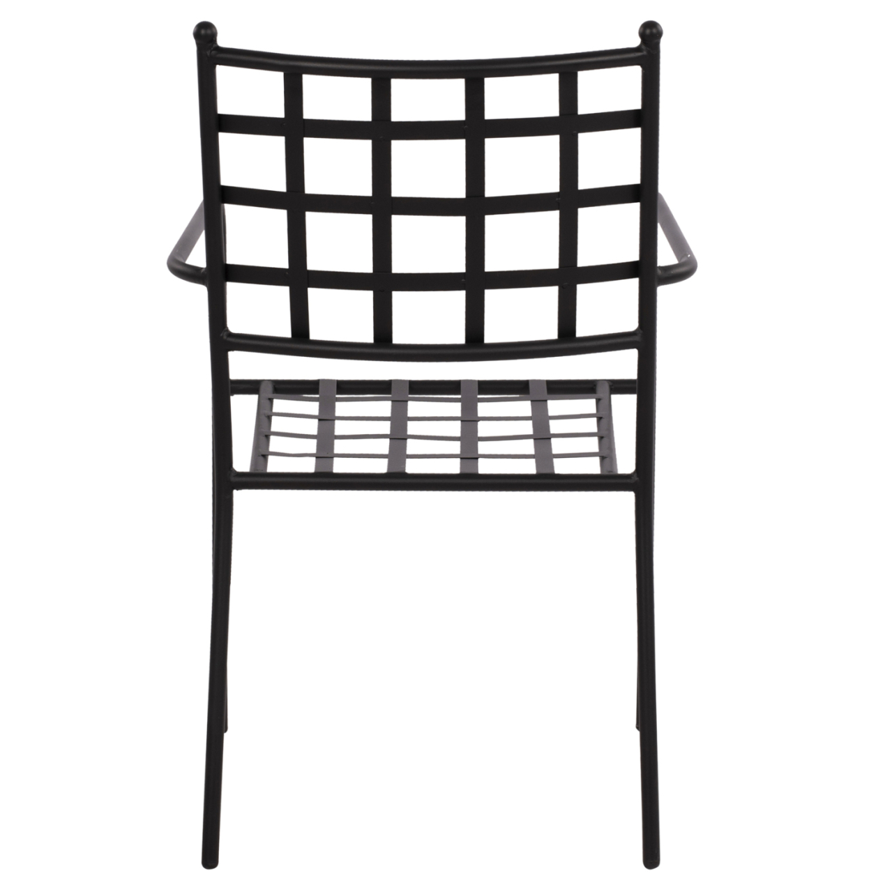 Metallic Armchair HM5508 Black color 46x58x88 cm [6]