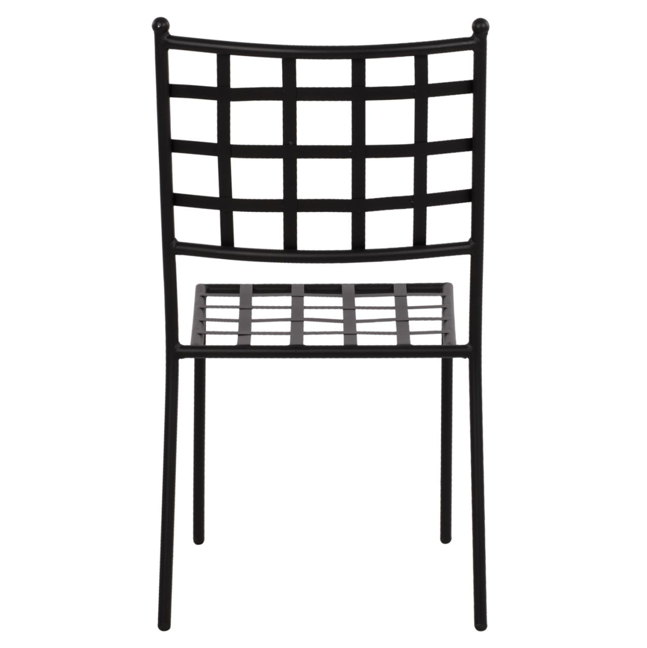 Metallic chair HM5509 in black color 46x58x88 cm [6]