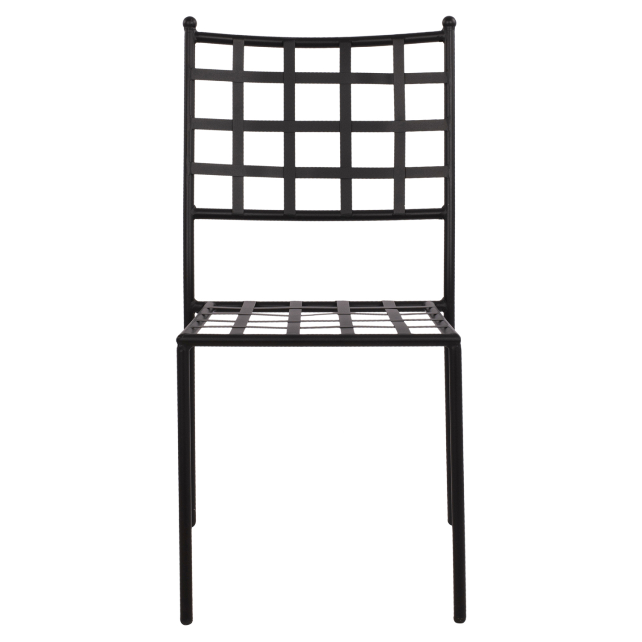 Metallic chair HM5509 in black color 46x58x88 cm [3]