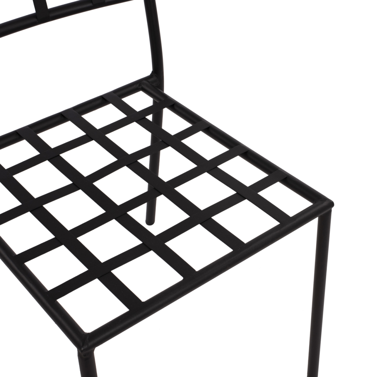 Metallic chair HM5509 in black color 46x58x88 cm [8]