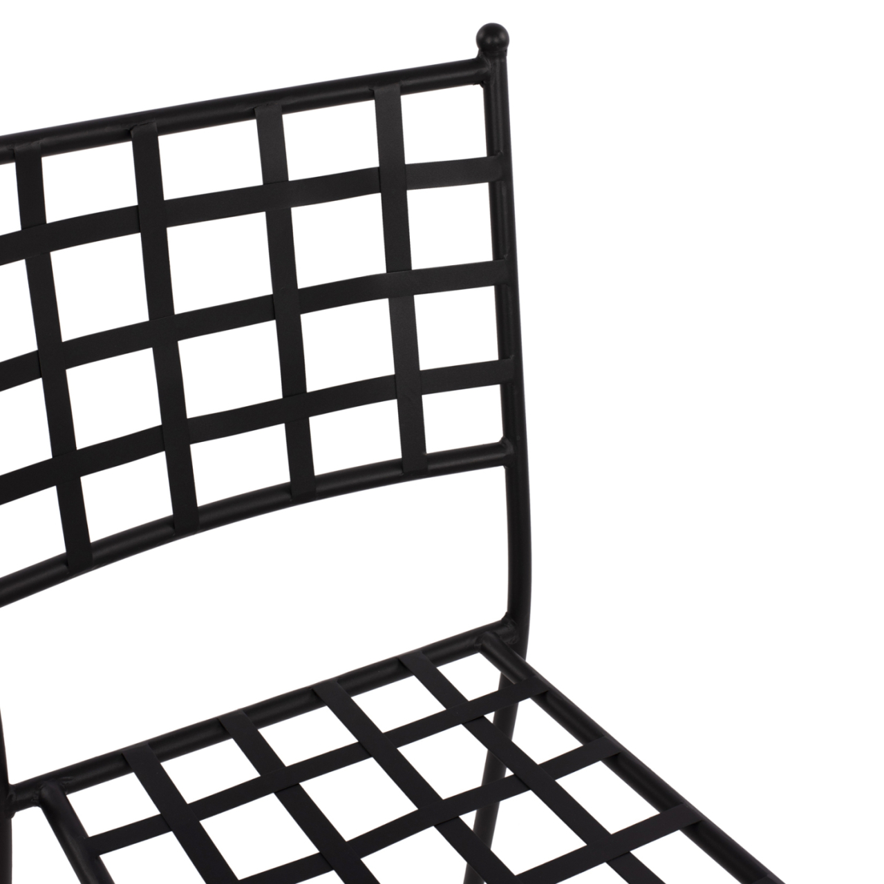 Metallic chair HM5509 in black color 46x58x88 cm [7]